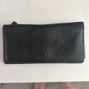 Fossil soft black leather wallet